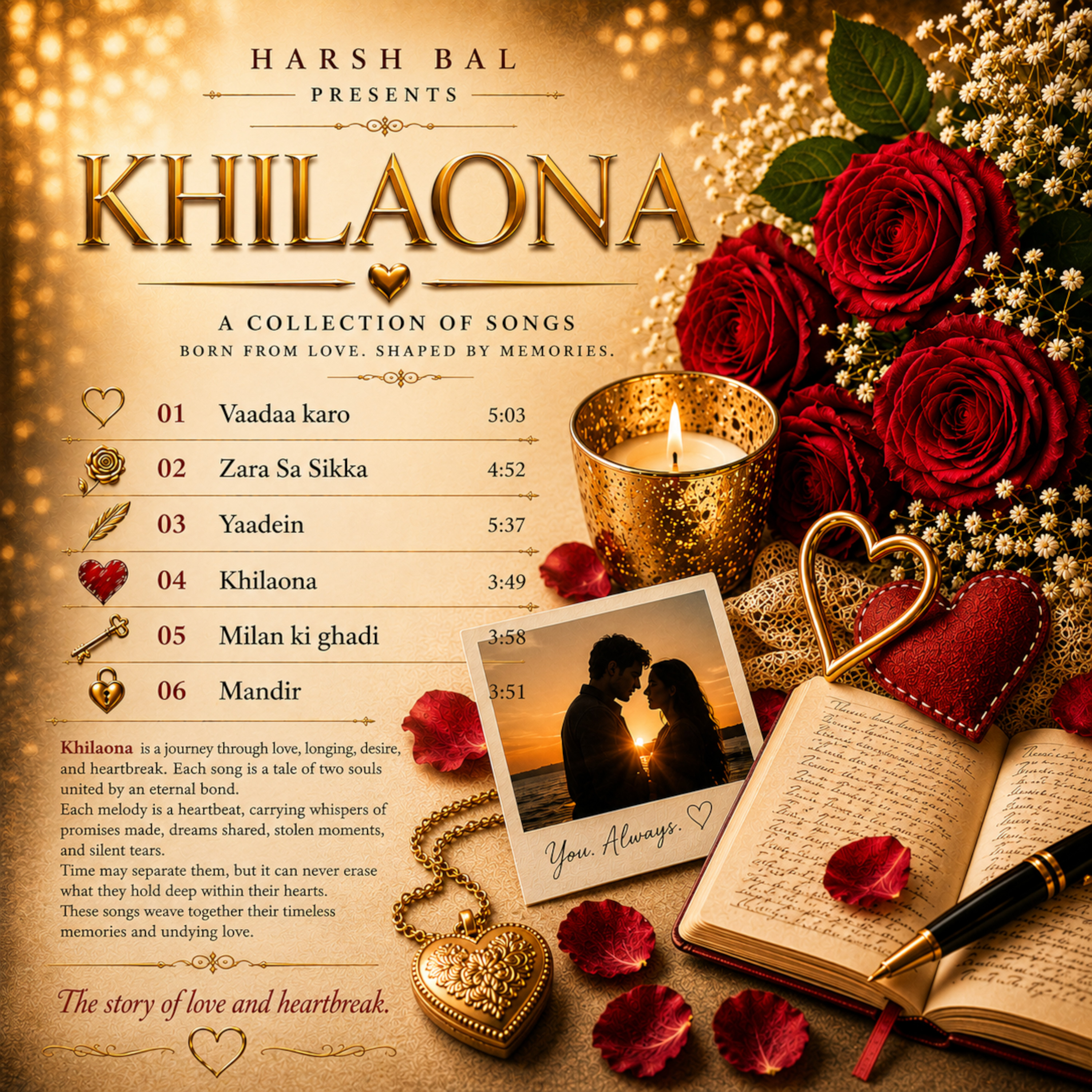 Khilaona album cover by Harshawardhan Bal